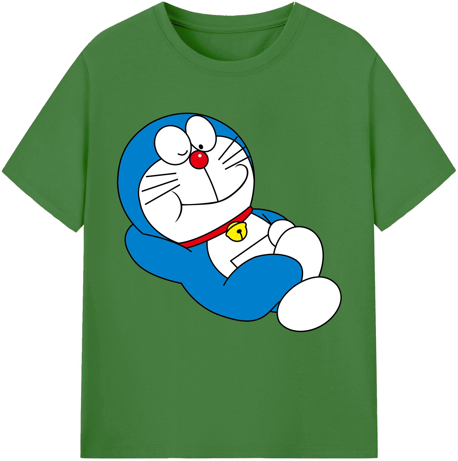 （画像用） ドラえもん Doraemon レディースカジュアルプリントTシャツ（綿100％）